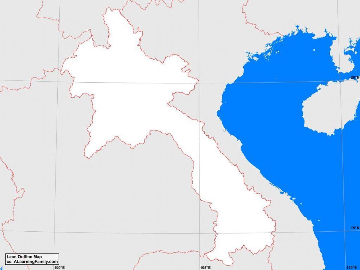 Harta de contur laos