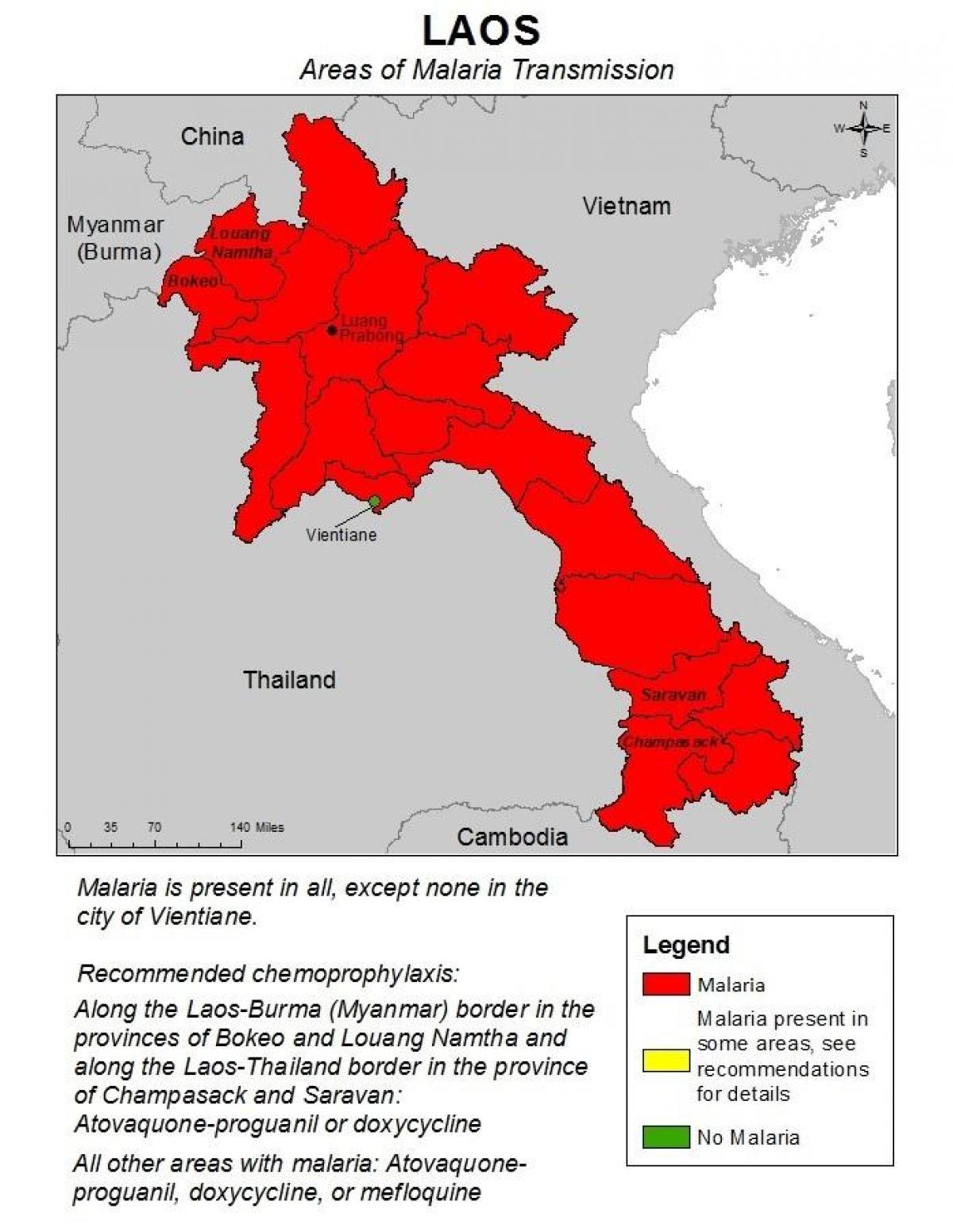 Harta laos malarie 