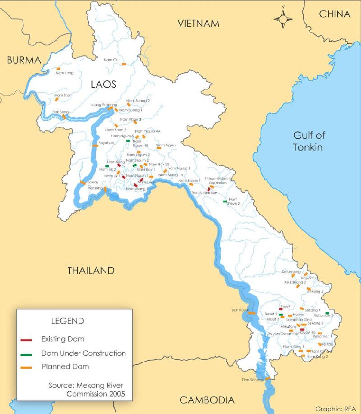 Harta laos râu