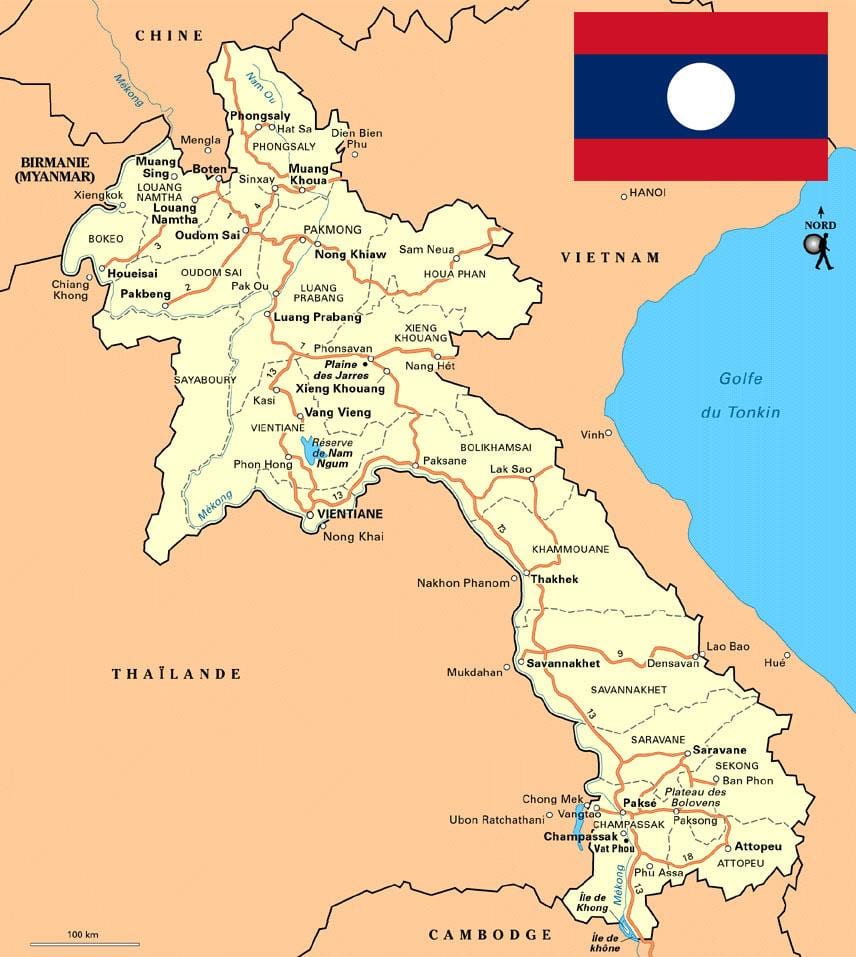 Harta de sud, laos