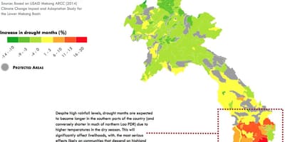 Harta laos climatice